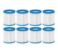 Dellonda Swimming Pool Filter Cartridge, Pack Of 8 - Dl122