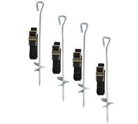 Trampoline Anchor Kit 4pc Ground Pegs Universal Fitting - DL70