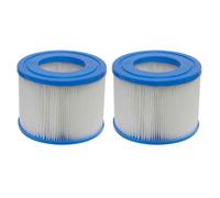 Dellonda Universal Inflatable Hot Tub/spa Filter Cartridge 105 X 80mm Pack Of 2
