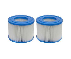 Dellonda Universal Inflatable Hot Tub/spa Filter Cartridge 105 X 80mm Pack Of 2