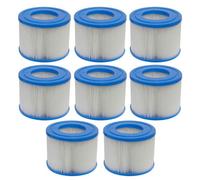 Dellonda Universal Inflatable Hot Tub/spa Filter Cartridge 105 X 80mm Pack Of 8