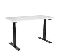 Dellonda White Electric Adjustable Standing Desk 1400 x 700mm Dual Motor DH32