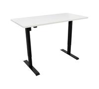 Dellonda White Electric Adjustable Standing Desk, Quiet, Home Office, 1400X700mm