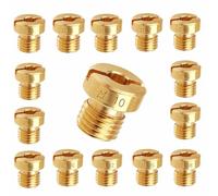 Dellorto Main Jet Replacement, 15 Pcs Carburetor Main Jets, M6 Main jets kit(75-110) for DellOrto Carburetor PHBG PHBH PHBL FRD PHF VHB VHSH Injector Nozzle, Make you feel from motor vehicles