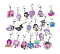 dellyy 20Pcs K-Pop D-emon H-unters Keychain, Anime Memorial Keychain, Backpack Pendant for Boys and Girls, Acrylic Accessories Gift