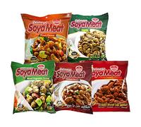 Delmage SoyaMeat Combo |SoyaMeat Vegetable 90G | SoyaMeat Regular 90G | SoyaMeat Chicken 90G | SoyaMeat Roasted Chicken 90G | SoyaMeat Prawn 90G |Flavours and Spices | Soy Proteins |Sri Lankan Origin