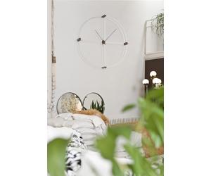 Delmori Wall Clock nomon White/Chrome - 8436573813006