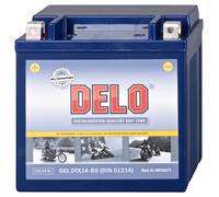 Delo Gel Batteries, Fa / Sealed YTX14-BS 12V/14AH SAE205A