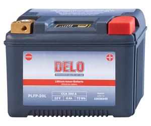 Delo Lithium-Ion Batteries PLFP-20L 12V/6AH,CCA 360A