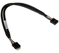 DeLOCK 0.25 m 2xUSB2.0 0.25 m Black Male Female 0.25 m USB Cable - USB (Cables, 2.0; male/female; 480 Mbit/s, Black)