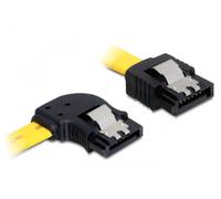 DeLOCK Right-Angled Cable SATA/6GB/s yellow 0,3 m