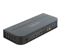 Delock 11482 DisplayPort 1.4 KVM Switch 8K 30 Hz with USB 3.0 and Audio - KVM-/A