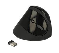 Delock 12599 Ergonomic USB Mouse Vertical Wireless Black