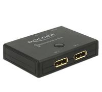 Delock 18750 DisplayPort 2 - 1 Umschalter bidirektional 4K 60 Hz Single