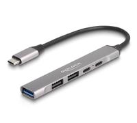 Delock 4 Port Slim USB Type-C™ Hub with 1 x USB 10 Gbps Type-A + 2 x USB 2.0 Type-A