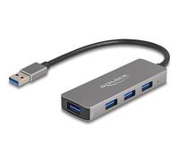 Delock 4 Port USB 3.2 Gen 1 Hub with USB Type-A Connector - Type-A Female Side