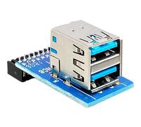 Delock USB Pinheader auf 2X USB 3.0 A Adapter