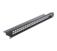 Delock 43277 Network patch panel 24 ports 483 mm 19" 1 U Unequipped