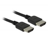 DeLOCK 4K HDMI Cable @ 60Hz Premium Certified Ultra Flexible Cable UHD TV, 2.00