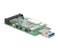 DeLOCK 62681 mSATA interface card and Adapter - Accessory (USB Type-A, mSATA, 5 Gbit/s, Windows 10 EDUCATION, Windows 10 EDUCATION X64, Windows 10 Enterprise, Mac OS X 10.9 Mavericks, 42 mm)