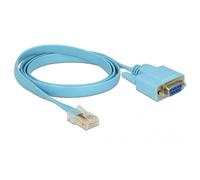 DeLock Adapter RS-232 DB9 Female > 1 x Serial RS-232 RJ45 Male 1 m