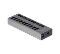 Delock 63670 External SuperSpeed USB Hub with 10 Ports + Switch