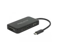 DeLOCK 63929 interface hub USB 2.0 Type-C Black