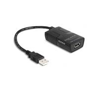 DeLOCK 64225 serial converter/repeater/isolator USB 2.0 Black