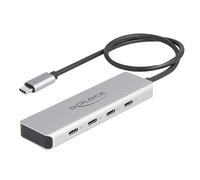 DeLOCK 64231 hub & concentrateur USB Type-C 10000 Mbit/s Gris