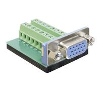 Delock 65170 VGA Socket Vertical 16 Pins Silver Non-Slip Pad 1 pc