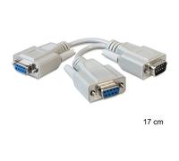 Delock 65403 Series Cable 0.17 m Beige DVI cable