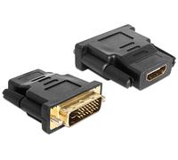 DeLock Adapter DVI 24+1 Male to HDMI Female