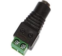 Delock 65485 DC 5.5x2.5mm Female to 2 Pin Terminal Block Adapter Connector
