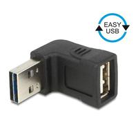 Delock 65521 Adapter USB 2.0 connector A to port A black compact d...
