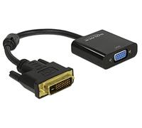 DeLOCK 65658 Adaptor Cable DVI 24 + 1 Male to VGA Female Black