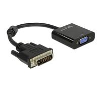 DeLOCK 65658 Adaptor Cable DVI 24 + 1 Male to VGA Female Black