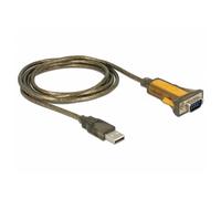 Delock 65840 USB 2.0 Adapter [1x USB 2.0 connector A - 1x RS232 pl...