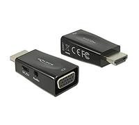 DeLOCK 65901 Adaptor HDMI-A Male to VGA Female with Audio Screwless Adaptor - Audio/Multimedia