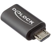 Delock 65927 USB 2.0 Micro-B USB Type-C Anthracite