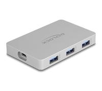DeLOCK 7 Port USB Hub with 4 x USB Type-C female and 3 x USB Type-A female with PD 82 W