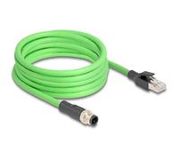 Delock 80429 RJ45 / M12 Network cable, patch cable SF/UTP 5.00 m G...