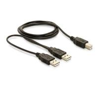 Delock 82394 USB cable USB-B plug, USB-A plug 1.00 m Black