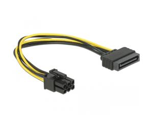Delock 82924 PCI Express SATA-Kabel 15-Stecker auf 6-Stecker PCI-E, 20 cm 1er Pa