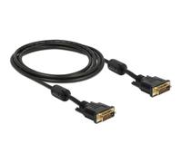DeLOCK 83190 DVI cable 2 m DVI-D Black NEW