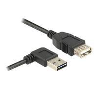 Delock 83551 USB 2.0 A Plug to A Female Extension Cable 1.00m Blac...