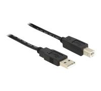 Delock 83557 USB cable USB 2.0 USB-A plug, USB-B plug 20.00 m Blac...