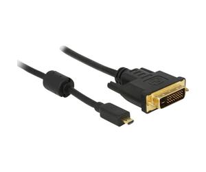Delock 83585 Video Cable Adapter - Video Cable Adapters (Micro-HDMI, DVI-D, Male