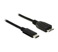 Delock Kabel USB 3.1 Gen 2 USB Type-C Stecker > USB Micro-B Stecker 1, 0 m Schwa