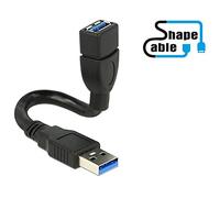 DeLOCK 83713 Shapecable A Male to Female USB 3.0 Cable 15cm