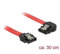 DeLOCK 83963 SATA cable 0.3 m SATA 7-pin Black. Red
